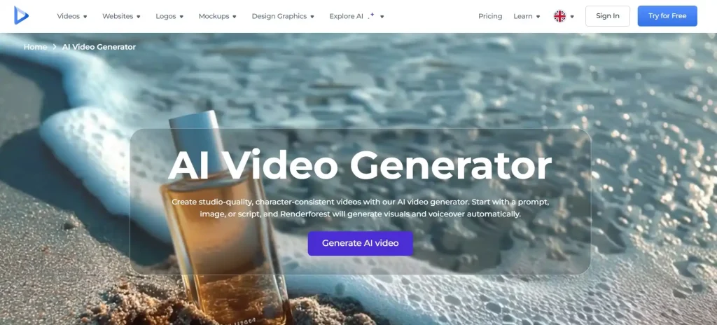 Renderforest AI Video Generator: Easy Pro Videos