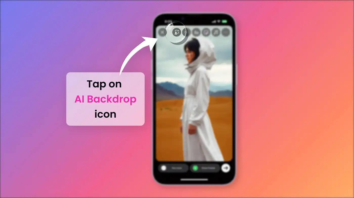 AI-Powered Instagram Story Background Replacement