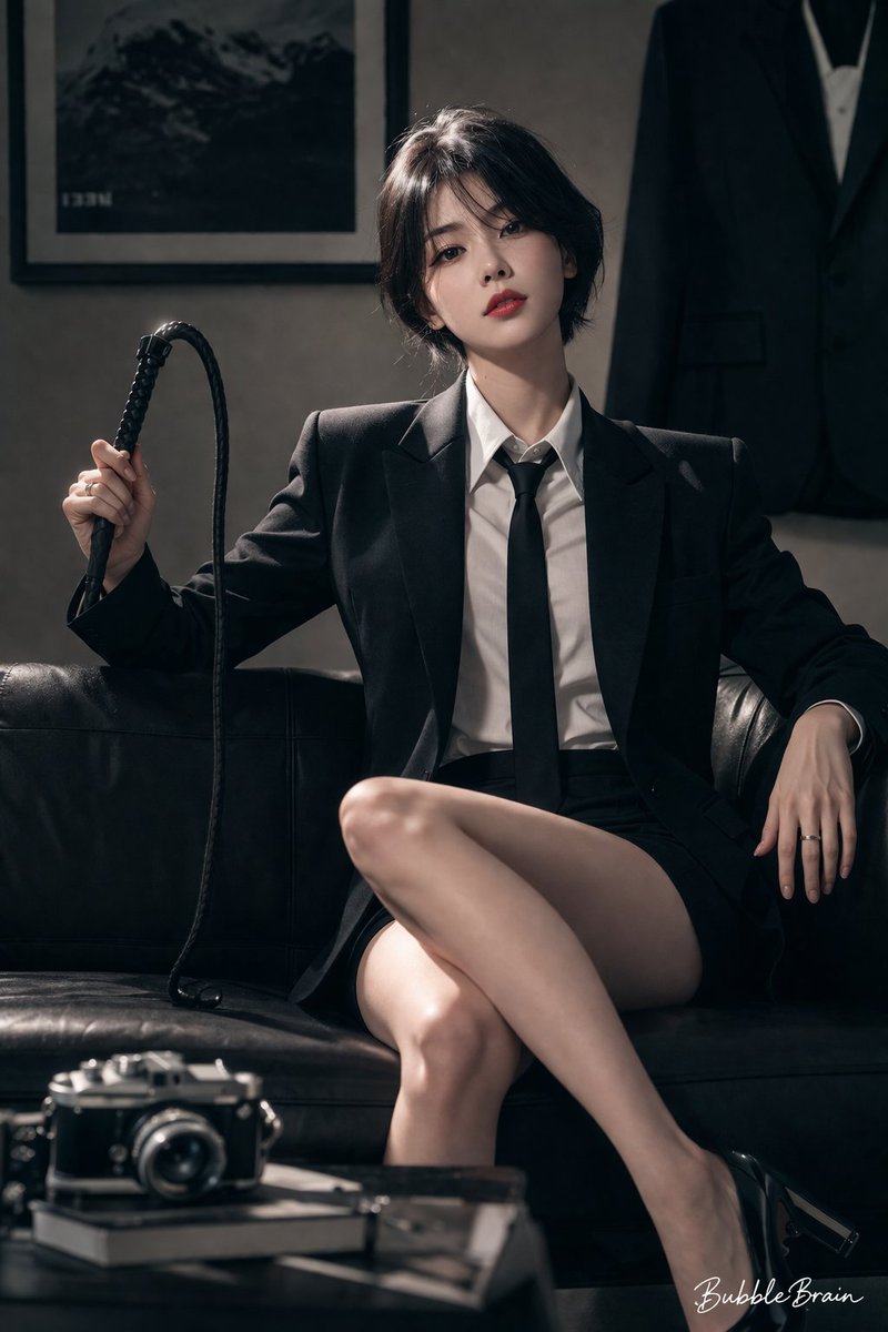 AI Prompt for Authentic Korean Idol Portrait with Boss Lady Aesthetic