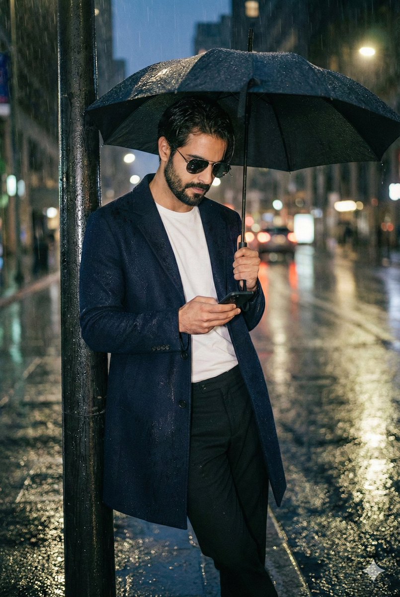 AI Prompt for Cinematic, Detailed Male Street Portrait with Complex Lighting