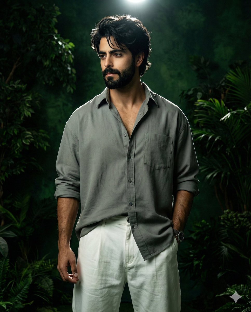 AI Prompt for Creating Realistic Dark Green Cinematic Male Portraits with 100% Identity Lock