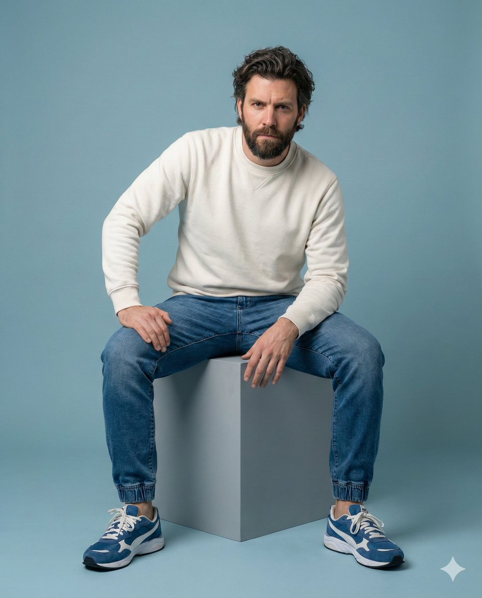 AI Prompt for Minimalist Studio Portrait of a Man