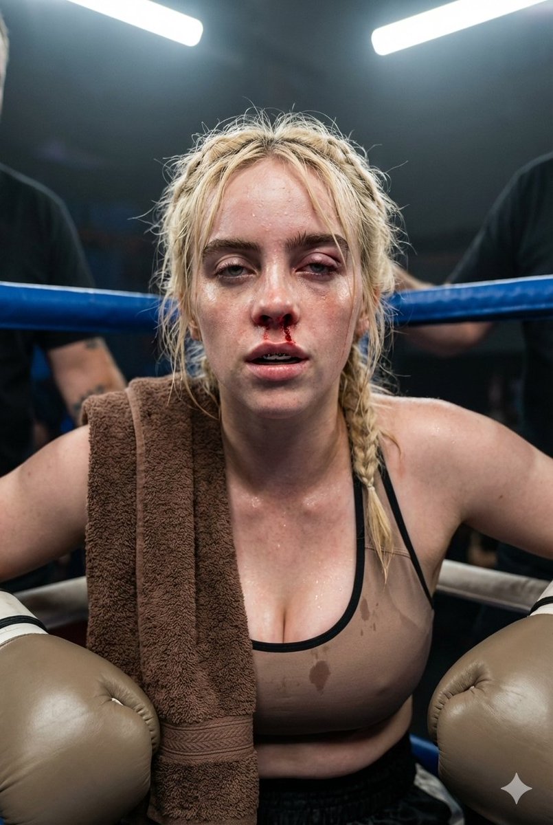 AI Prompt for Realistic Boxing Portrait Generator with Sweaty, Bloody, Messy, Weary Expression