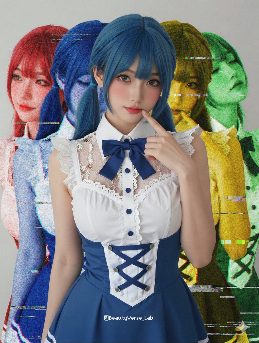 AI Prompt for Shadow and Glitch Effect with Color Separation