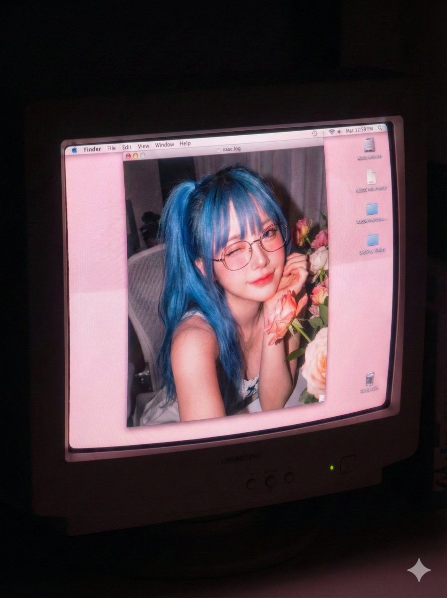 AI Prompt for Vintage CRT Monitor Portrait