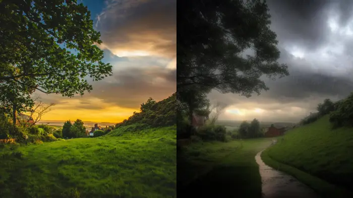 AI Rain Filter: Add Romantic Rain to Your Photos