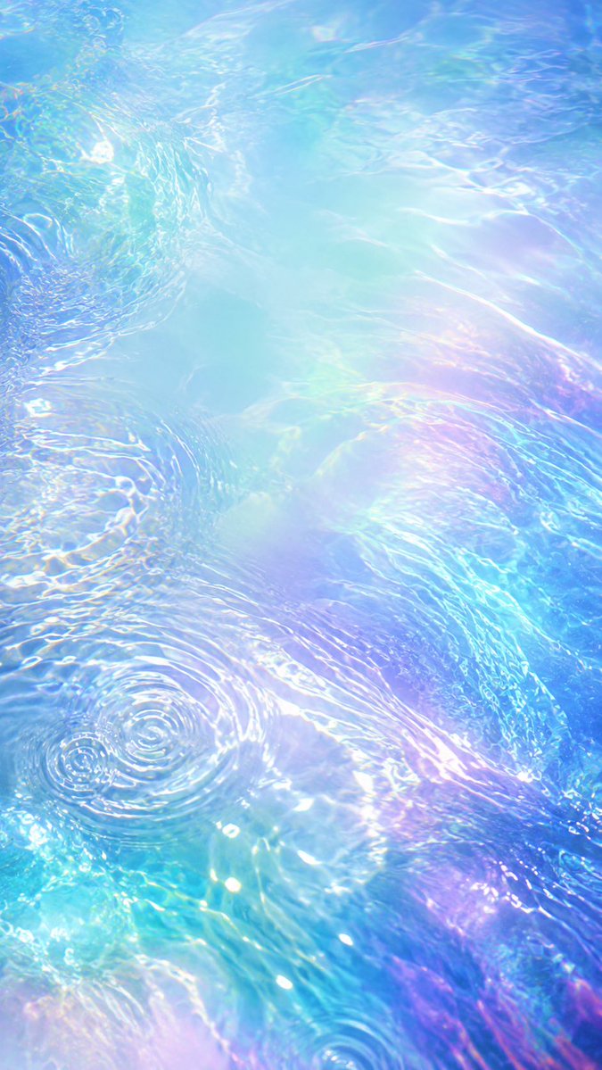 AI Wallpaper Prompt for Luminous Pastel Aqua Ripples with Holographic Effects