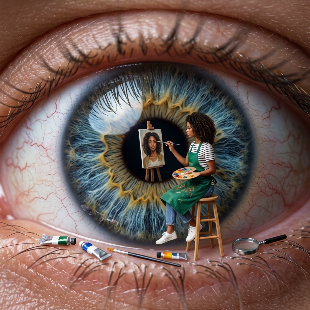 Artist Iris Workshop Macro Portrait