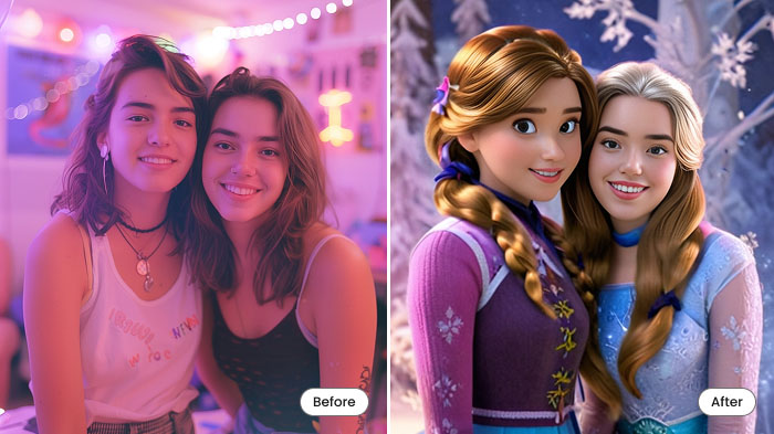 Cartoonify Your Best‑Friend Photo for a Fun Social Post