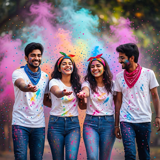 Festive Holi Photo Prompt – Create Vibrant AI Images