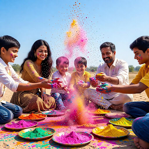 Festive Holi Photo Prompt – Generate Your Colorful Shot