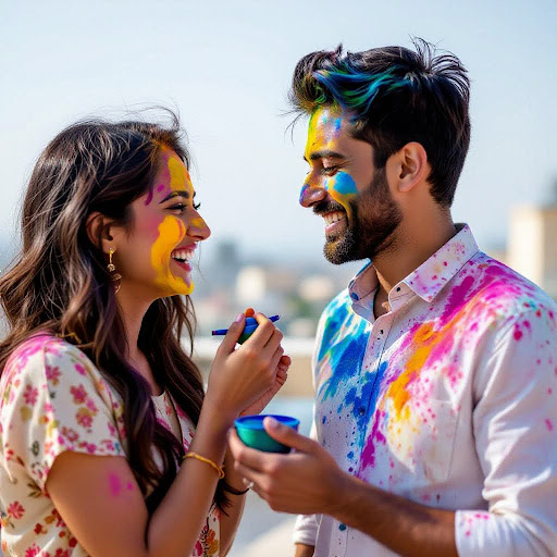 Instant Holi Photo Generator Prompt