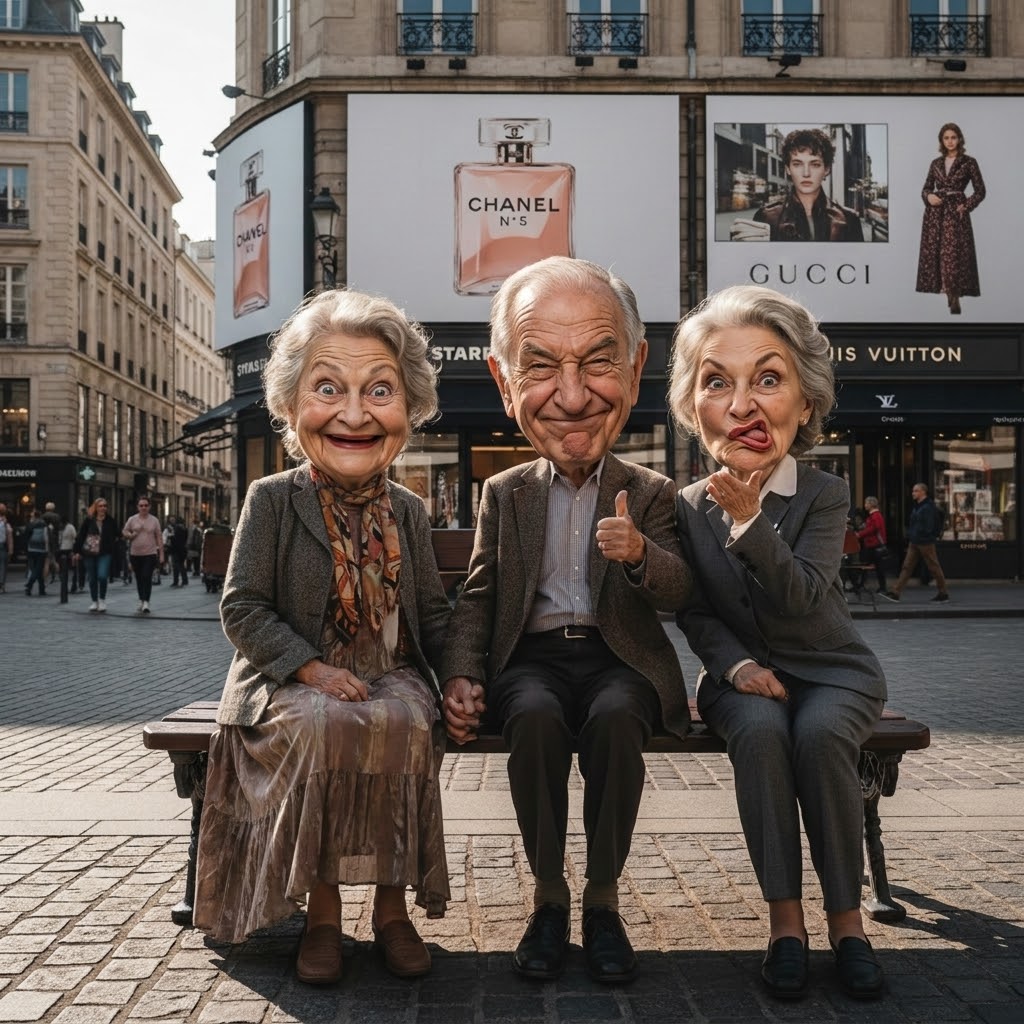 Realistic Caricature with Exaggerated Funny Expressions