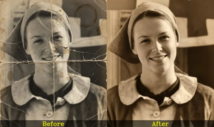 Restore Old Family Photos AI Prompt – Ultra Realistic