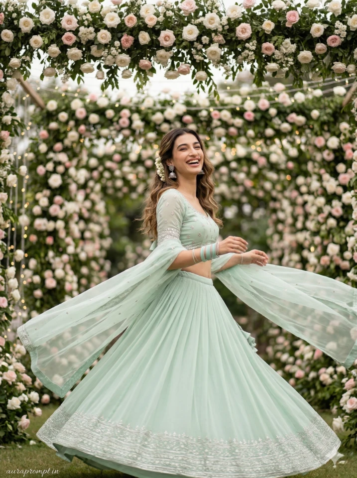 Ultra Realistic Lehenga Portrait – Perfect Fashion Editing