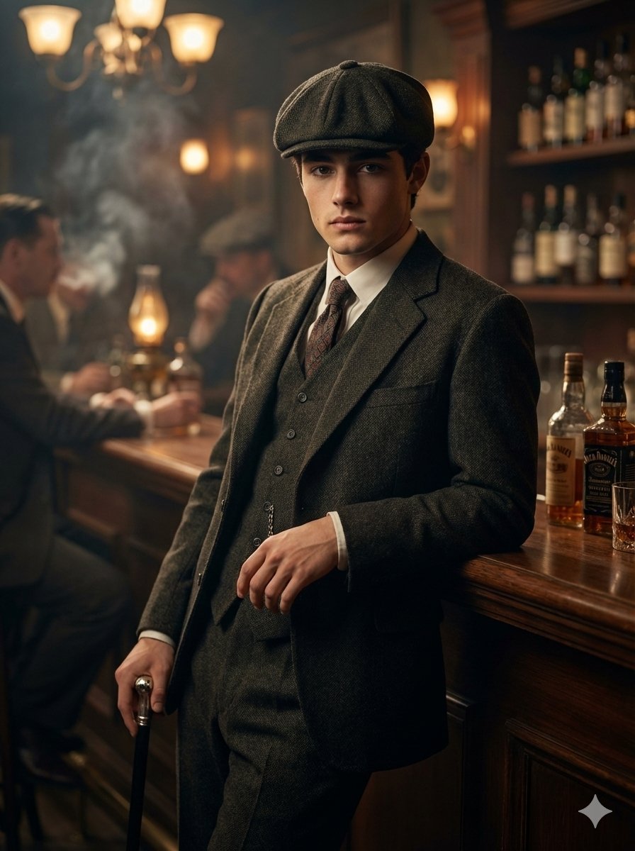 AI Prompt for 1920s-Inspired Hyper-Realistic Portrait Photography