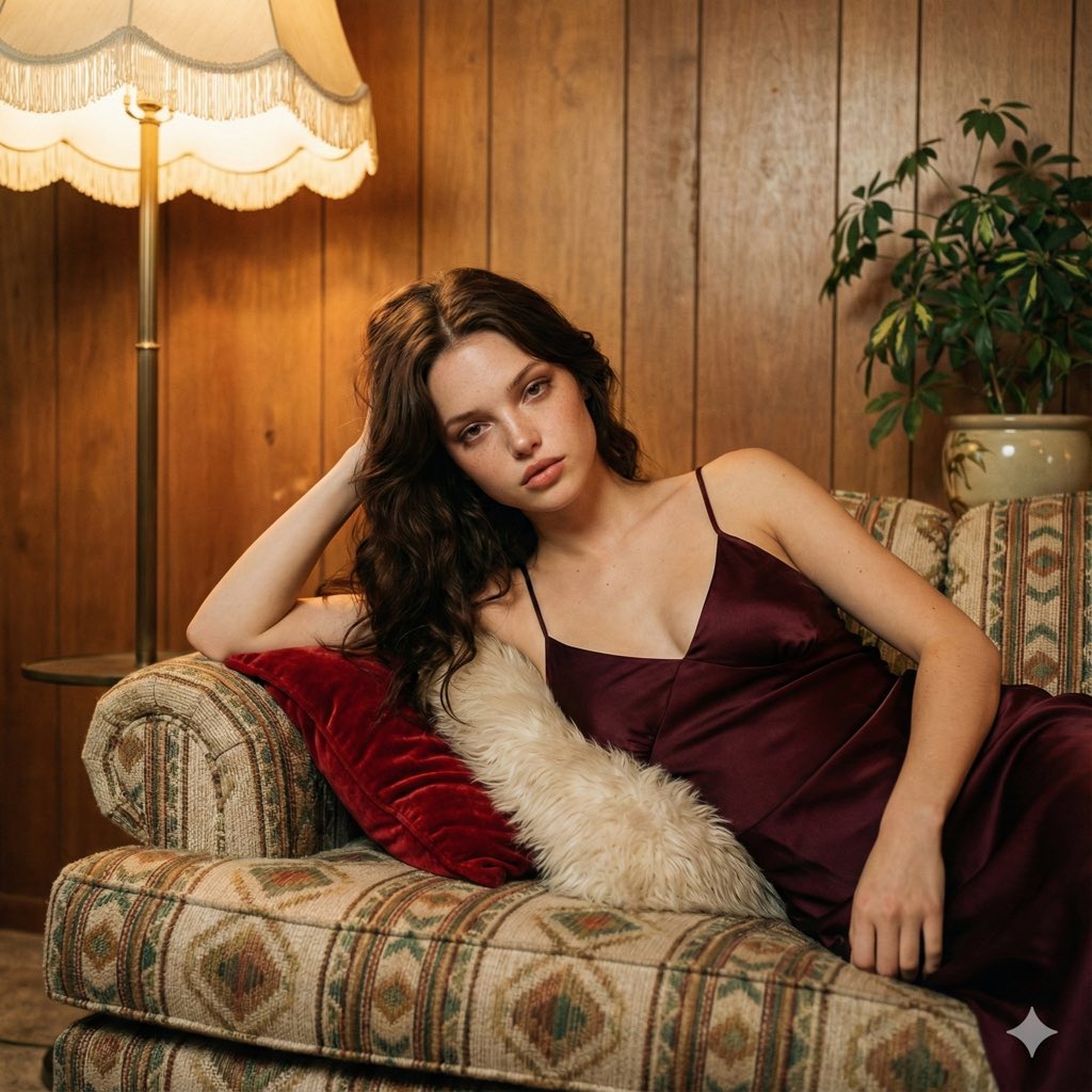 AI Prompt for 1970s Retro Cinematic Portrait Photography