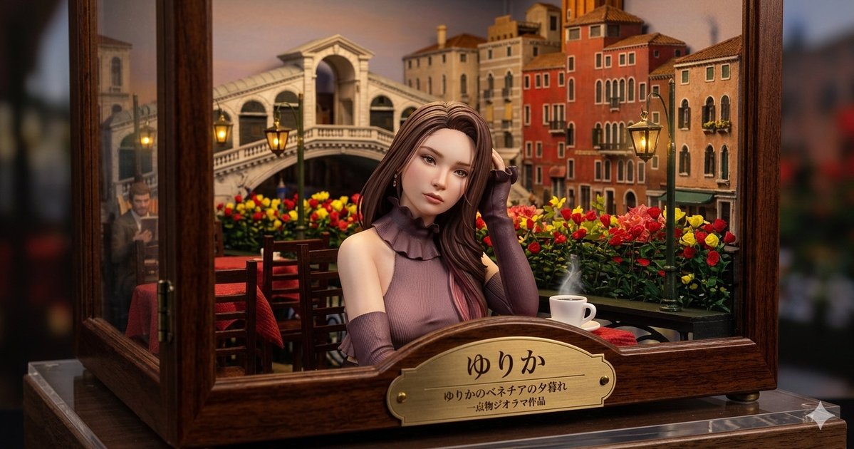 AI Prompt for 3D Venice Cafe Scene Generation