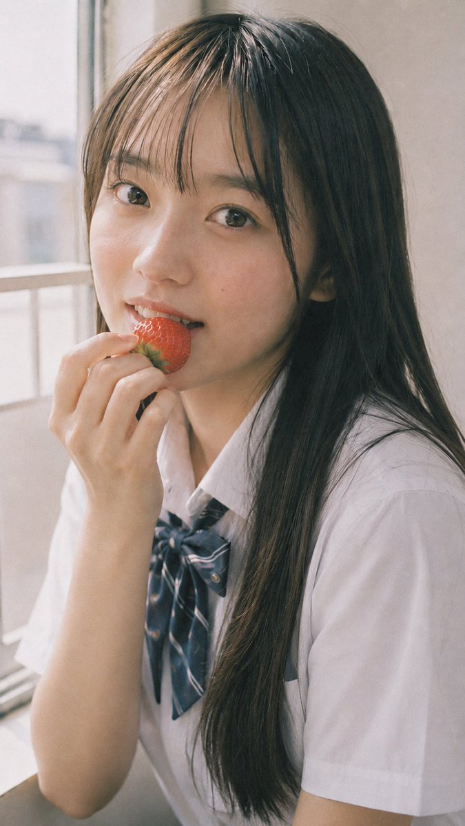 AI Prompt for a Beautiful Summer Uniform Portrait with Strawberry