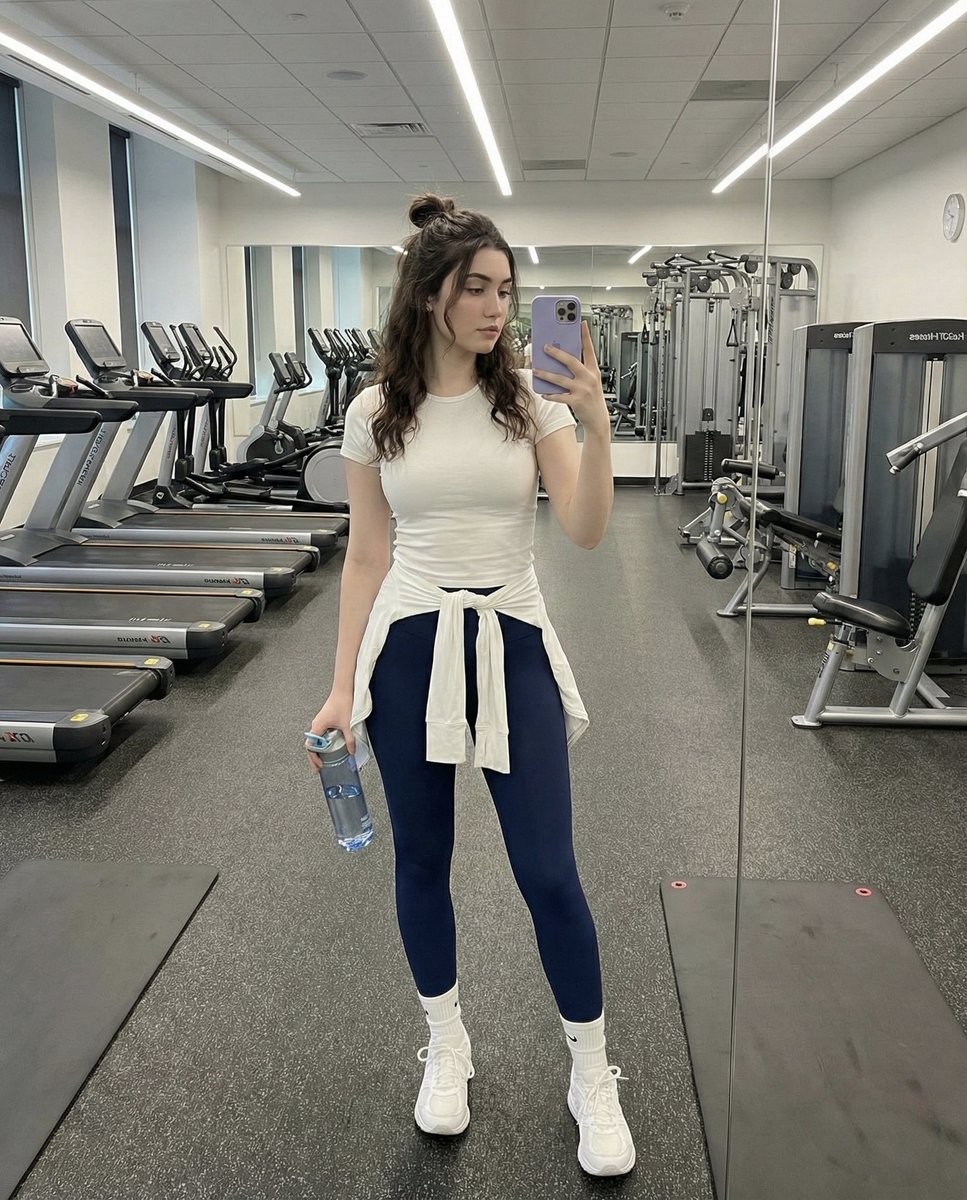 AI Prompt for a Highly Realistic Gym Selfie Photo