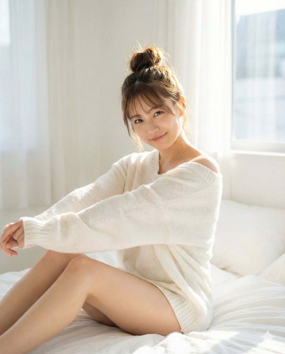 AI Prompt for a Japanese-Inspired First Love Portrait with Soft Morning Light
