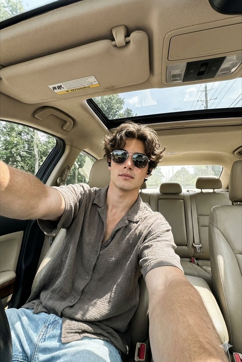 AI Prompt for Authentic Car Selfie Replication