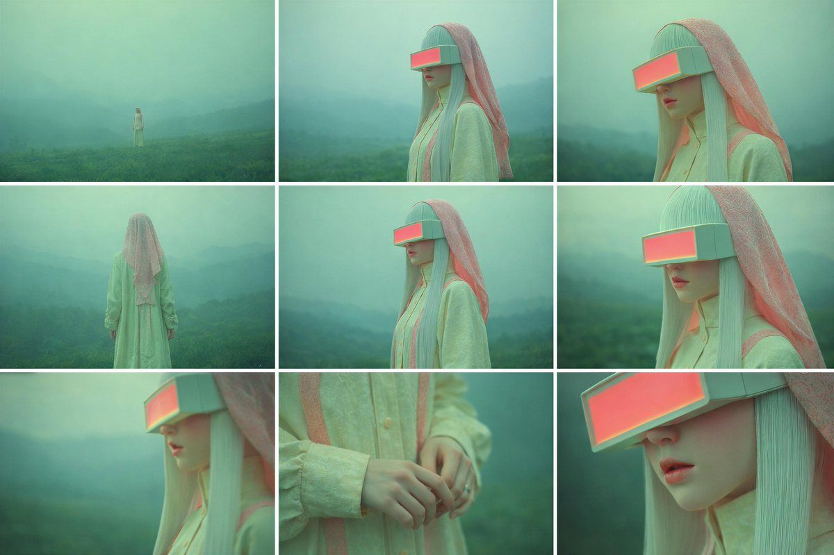 AI Prompt for Automatic Cinematic Contact Sheet Generation from Reference Image
