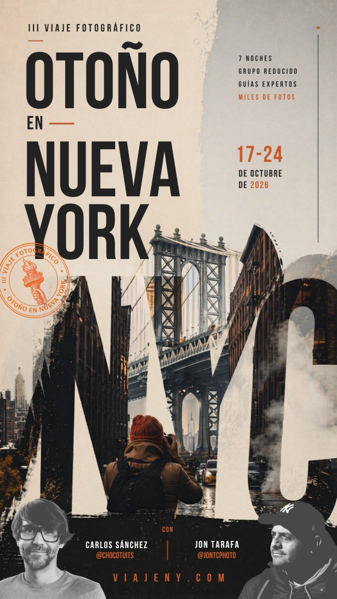 AI Prompt for Autumn New York Photography Poster