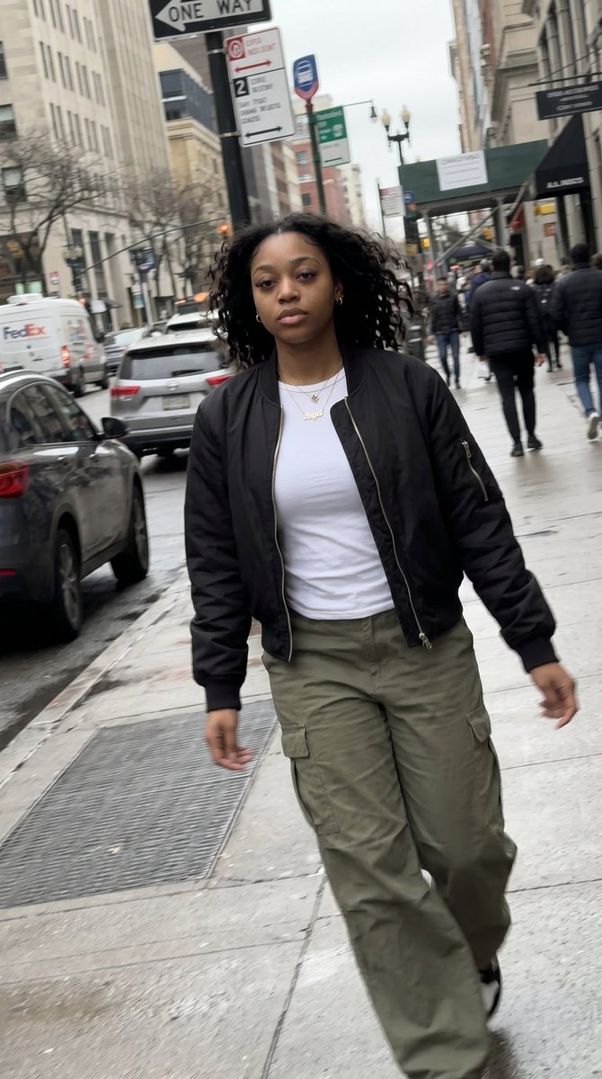 AI Prompt for Candid Streetwear iPhone Photos with Natural Textures