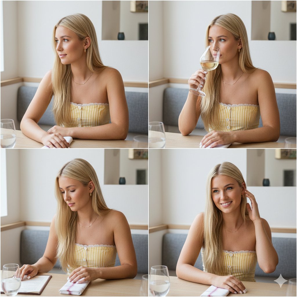AI Prompt for Casual Restaurant Summer Editorial Photography