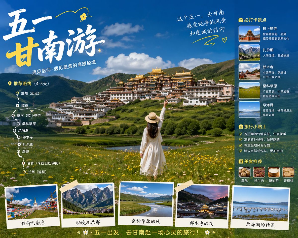 AI Prompt for Chinese Landscape Photography Infographic Poster