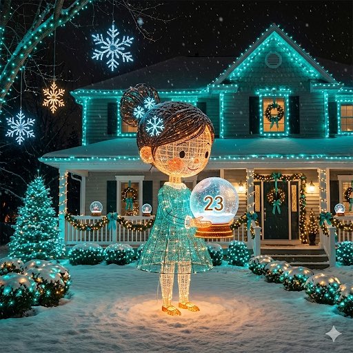 AI Prompt for Christmas Outdoor Lighting Design