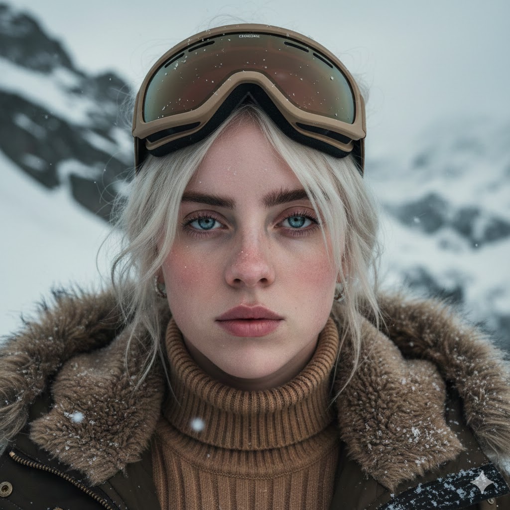 AI Prompt for Cinematic Alpine Portrait with Hyper-Realistic Detail