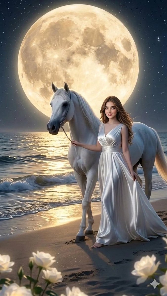 AI Prompt for Cinematic Arabian Horse Photography with a Woman