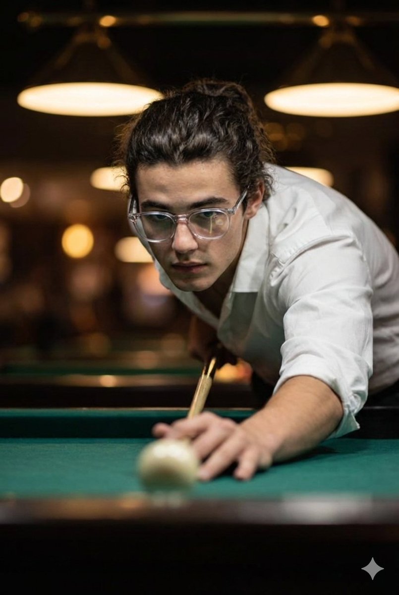 AI Prompt for Cinematic Billiards Photography - Ultra-Realistic Shot