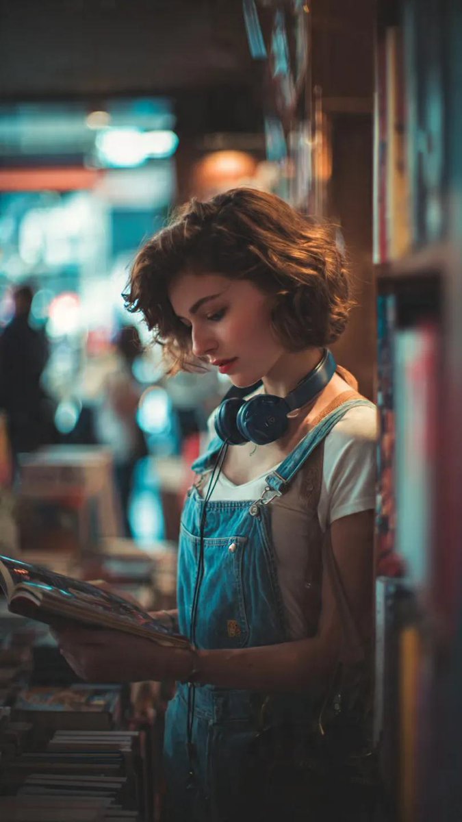 AI Prompt for Cinematic Bookstore Lifestyle Photography