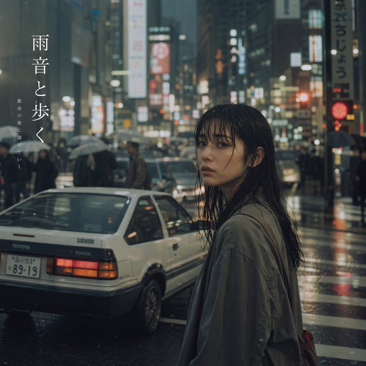 AI Prompt for Cinematic Cityscape Portraits with Vintage Cars