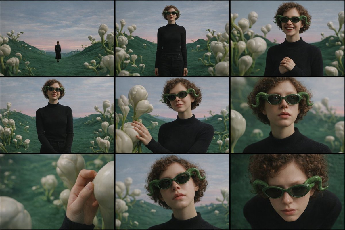 AI Prompt for Cinematic Contact Sheet Generation