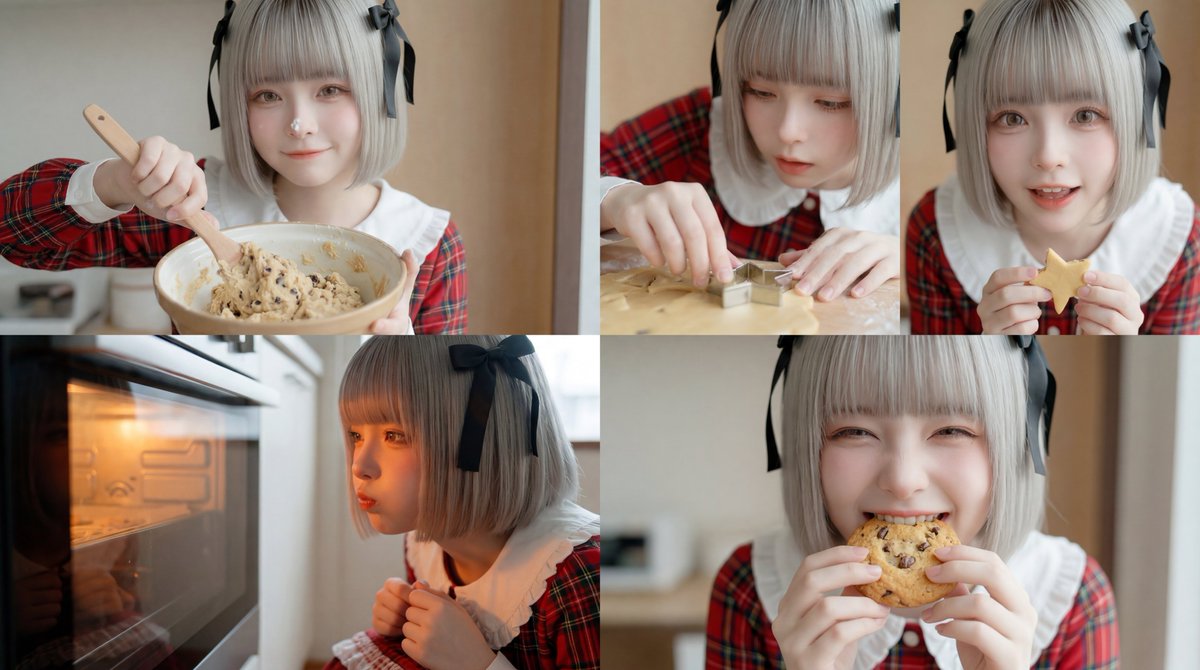 AI Prompt for Cinematic Cookie Baking Scene with AI-generated Images and Videos