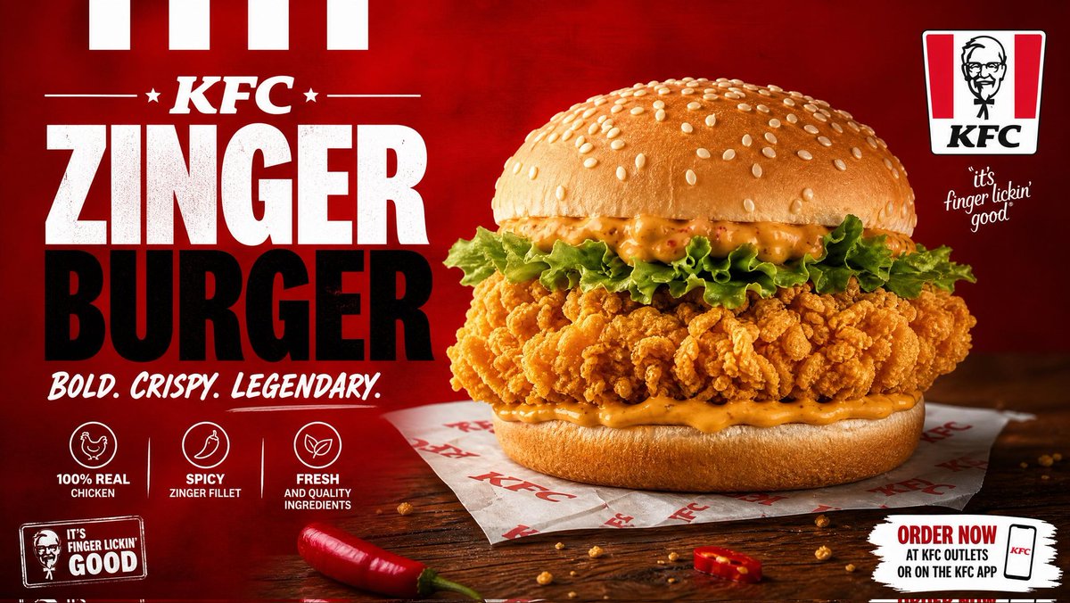 AI Prompt for Cinematic Crispy Burger Photography