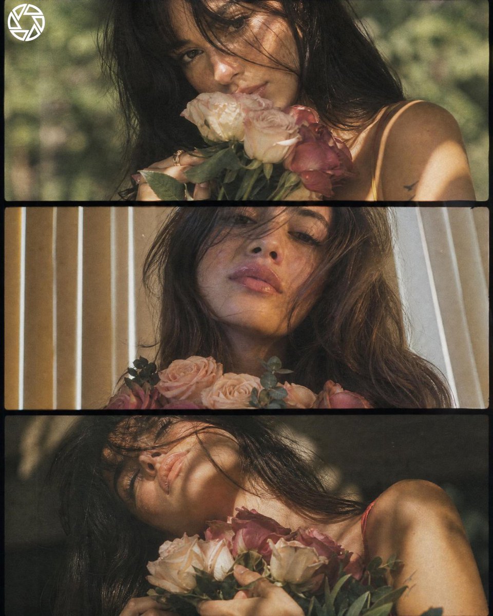 AI Prompt for Cinematic Floral Portrait Style Photography with Film Grain