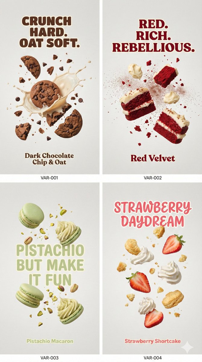 AI Prompt for Cinematic Food Photography: Realistic Cookies and Desserts