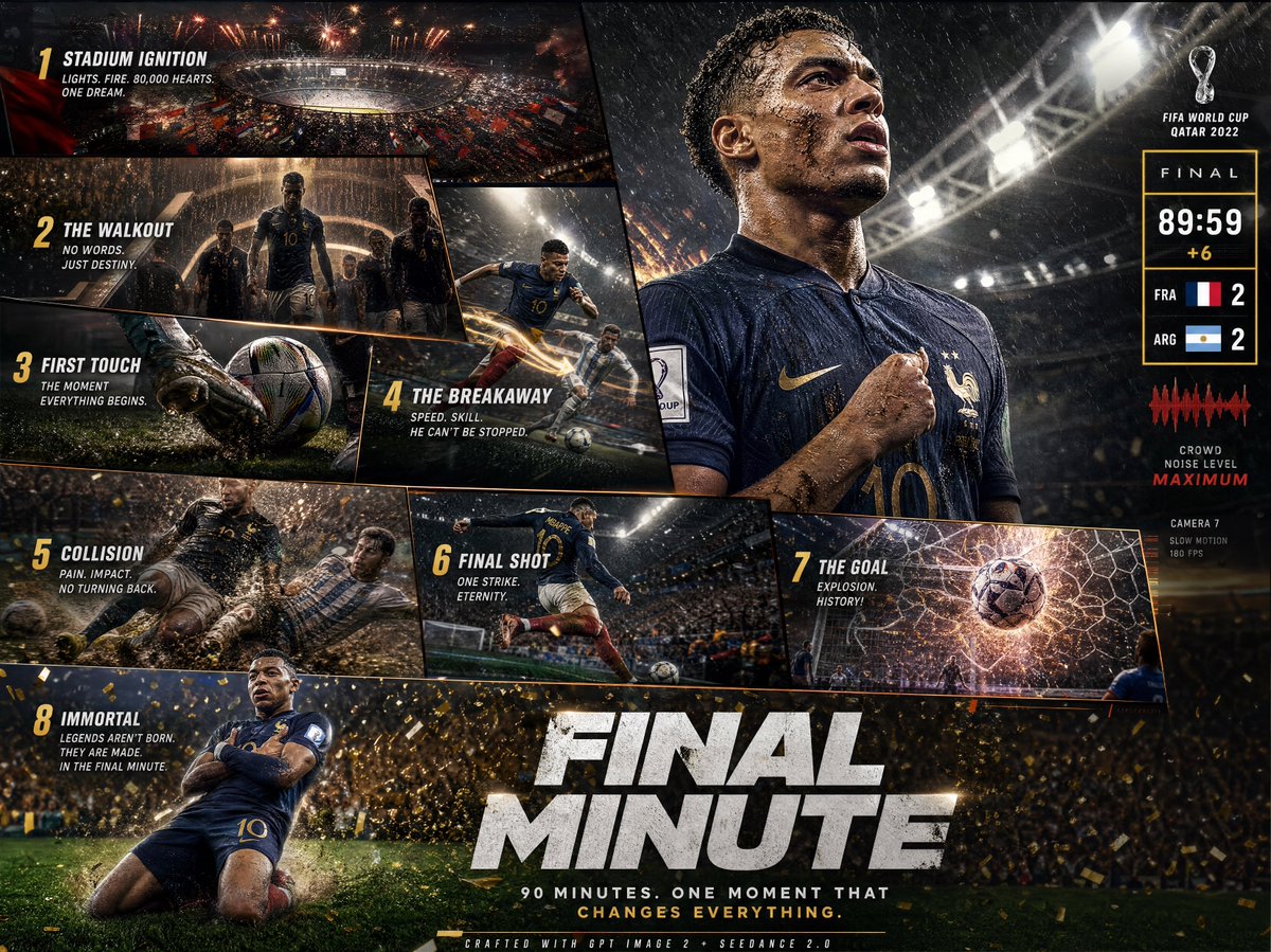 AI Prompt for Cinematic Football Poster with France Player Portrait