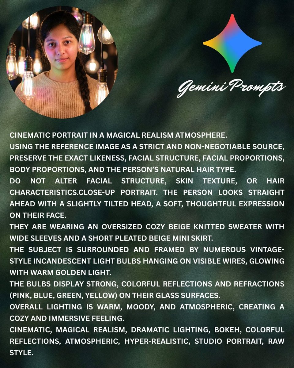 AI Prompt for Cinematic Golden Glow Selfie