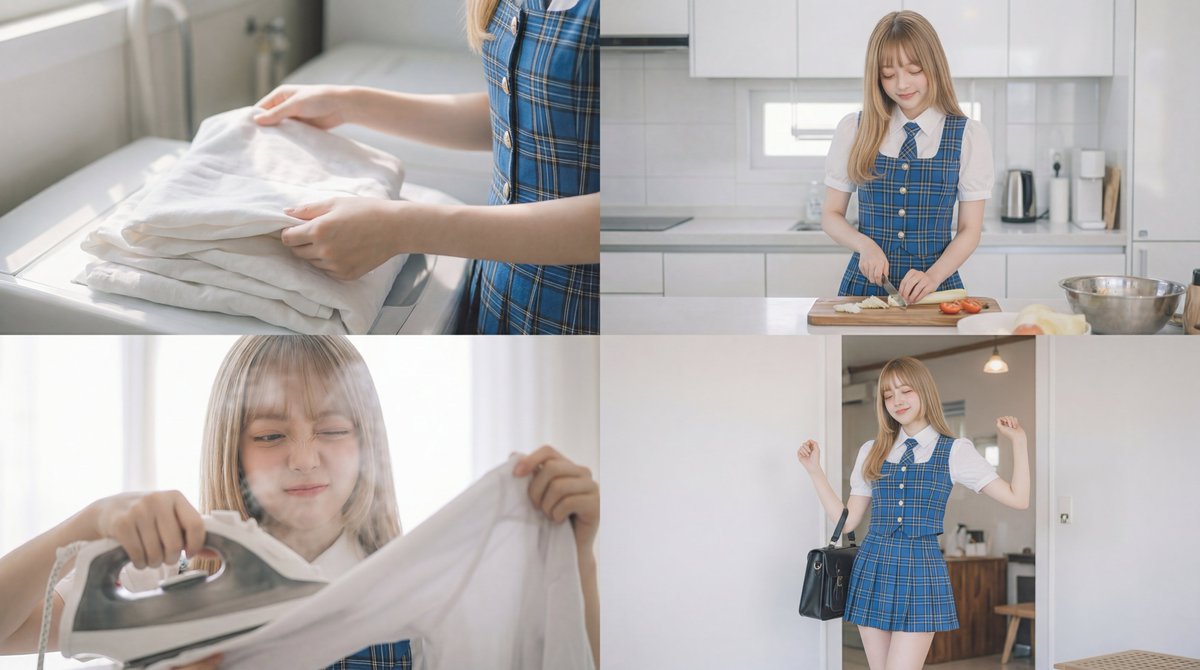 AI Prompt for Cinematic Household Chore Scenes