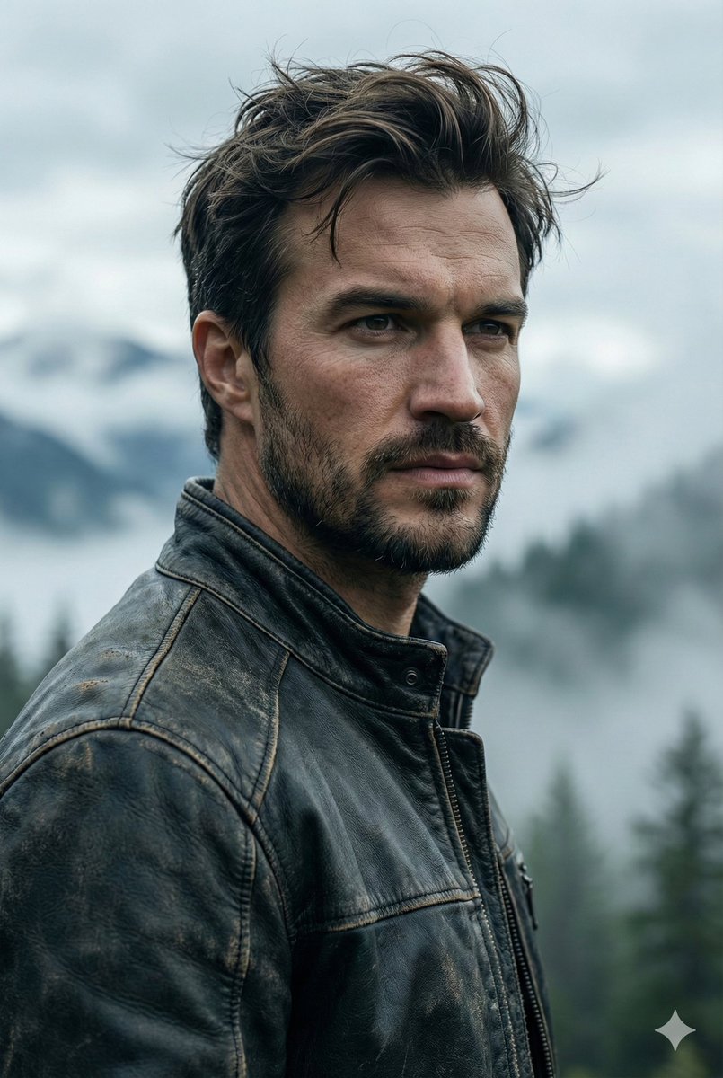 AI Prompt for Cinematic Male Portrait in a Rugged Mountain Landscape