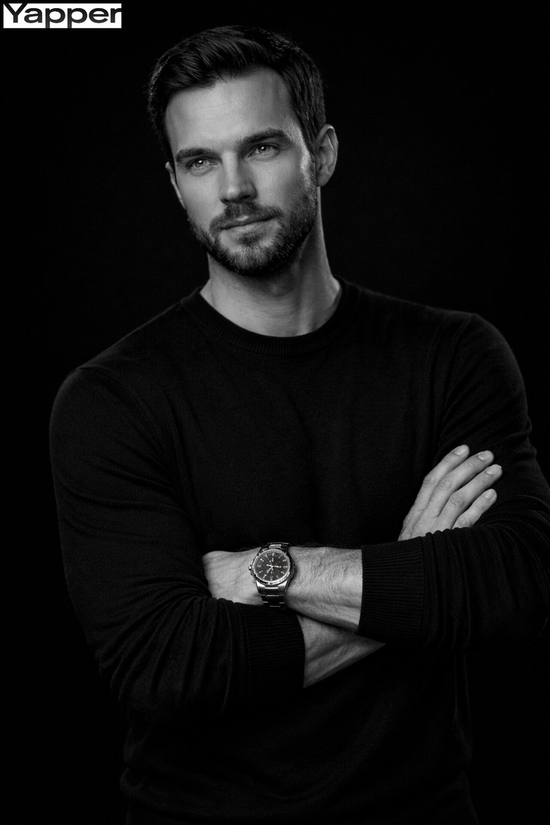 AI Prompt for Cinematic Monochrome Male Portrait Photography