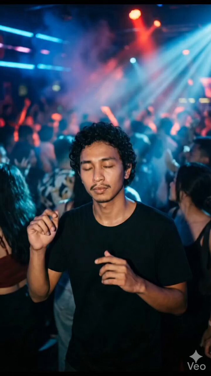 AI Prompt for Cinematic Nightclub Scene with Dancing Man