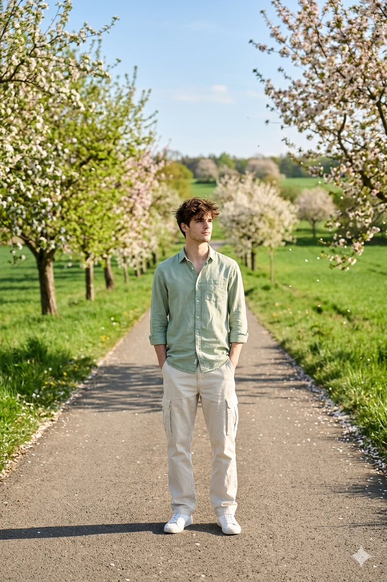 AI Prompt for Cinematic Portrait Photography of Man in Countryside
