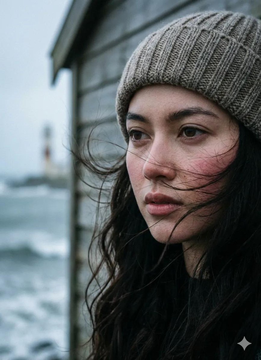 AI Prompt for Cinematic Seaside Pier Portrait